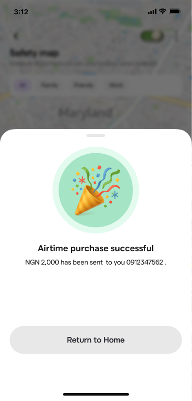 Meelow - In-App Wallet and Bill Payment Interface